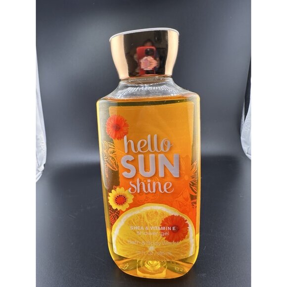 Bath & Body Works Shea And Vitamin E Hello Sunshine Gel 10 oz Discontinued NEW - Picture 1 of 4